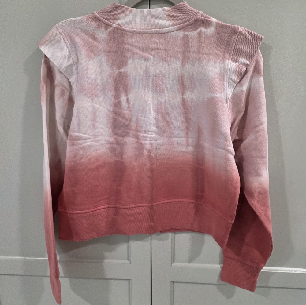 525 America Rose Clay Multi Dip French Terry Varsity Jacket - Picture 3 of 5